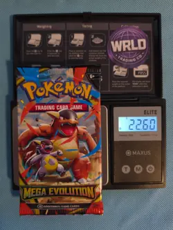 (HEAVY)🔥 22.60g Pokemon TCG Mega Evolution Booster Pack Factory Sealed✅ - Image 1