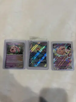 Ultra Rare Holographic Pokemon 3 Card Set : Scream Tail / Clefable EX - Image 1
