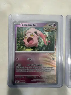Ultra Rare Holographic Pokemon 3 Card Set : Scream Tail / Clefable EX - Image 2