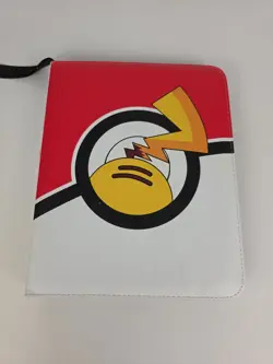 Pokemon Pikachu Poke Ball 9 Pocket Card Holder binder 250+ cards Lot - Image 1