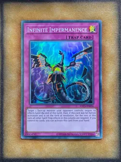 Yugioh Infinite Impermanence SDCS-EN036 Super Rare NM - Image 1