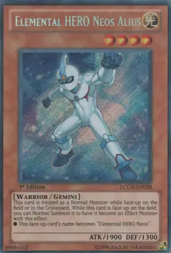Elemental HERO Neos Alius - LCGX-EN028 - Secret Rare - Unlimited Edition - Moder - Image 1