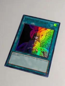 Yugioh Change of Heart MRD-EN060 25th Anniversary Ultra Rare NM - Image 2