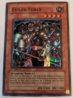 Yu-Gi-Oh TCG, Exiled Force, Legacy of Darkness LOD-023 1st Edition Super Rare LP - Image 2