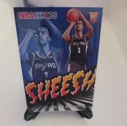 2023-24 Panini NBA Hoops VICTOR WEMBANYAMA Rookie SHEESH RC No. 23 Spurs - Image 1