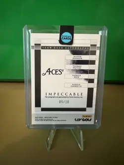 2025 Panini Impeccable Liv Golf Quad Auto Aces /10 - Image 2