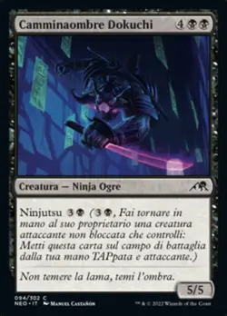 MTG Magic NEO Kamigawa Neon Dynasty - 1x ITA NM 094 C Camminatore Dokuchi - Image 1