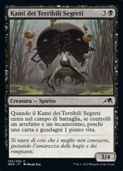 MTG Magic NEO Kamigawa Neon Dynasty - 1x ITA NM 105 C Kami dei Terribili Segreti - Image 1