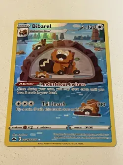 Bibarel GG25/GG70 Full Art Holo Pokemon Trading Card - Image 1