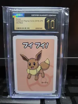 2019 Pokemon Playing Cards Japanese Old Maid Eevee 🔥CGC 10 PRISTINE🔥 - Image 1