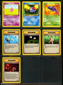 1999 Pokemon JUNGLE & FOSSIL Set COMPLETE Unlimited Edition COMMON Cards Lot NM+ - Image 5