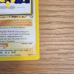 Pokemon TCG Elekid Neo Genesis Card 22/111 Regular nm - Image 5