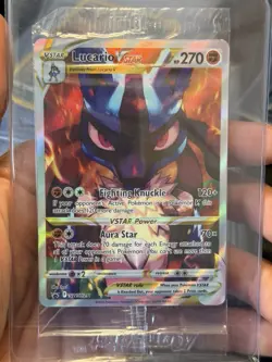 Pokemon Lucario VSTAR SWSH291 Promo Holo SWSH Sword & Shield Card Sealed - Image 1