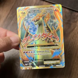 M Charizard EX 13/108 Evolutions Ultra Rare Holo Pokemon TCG Card 220 HP - Image 1