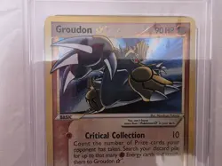 Pokemon Groudon Holo Rare LP Card 5/106 EX-MT 6 EX DELTA SPECIES, 2005 - Image 4