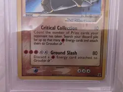 Pokemon Groudon Holo Rare LP Card 5/106 EX-MT 6 EX DELTA SPECIES, 2005 - Image 5