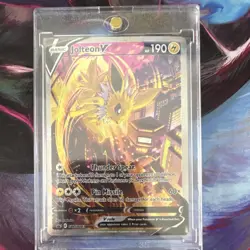 Jolteon V SWSH183 Full Art Holo Promo – Sword & Shield Black Star Pokemon Card - Image 3