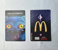 McDonald's Kpop Demon Hunter Card Rumi & Jinu Hands Holo Ultra Rare Rujinu - Image 2