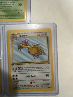 Pokemon Jungle Set - Nidorina, Exeggcute, Paras, Mankey, Fearow - 5 cards - Image 4