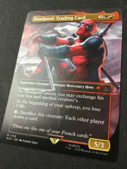 MTG Secret Lair Drop Series #1753 Deadpool, Trading Card LP - Image 3