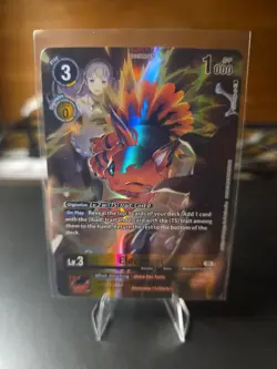 Digimon Card Game Elecmon (Alternate Art) BT24-031 Rare NM - Image 1