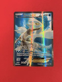 Pokemon Kyurem EX Full Art Ultra Rare Holo 86/98 XY Ancient Origins 180 HP Card - Image 1