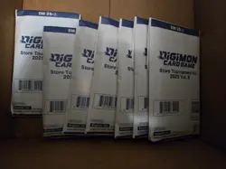 7 Packs Digimon Card Game Store Tournament Kit 2025 Vol. 2 Sealed English - Image 1