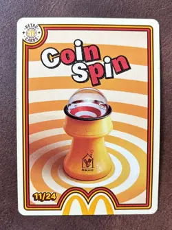 McDonalds 2026 Promo Card Coin Spin Number 11 Out Of 24 With Unredeemed Code - Image 1