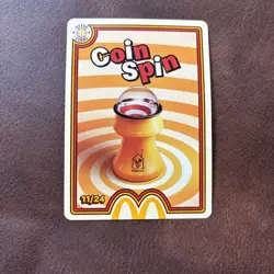 McDonalds 2026 Promo Card Coin Spin Number 11 Out Of 24 With Unredeemed Code - Image 2