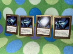 Cursed Scroll X4 Mtg World Championships Kai Budde Lp 1999 Gold Border - Image 2