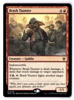 Brash Taunter NM* Commander: Murders Karlov Manor ENGLISH 0148 mtg -UnltdCards - Image 1