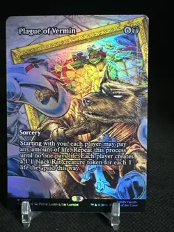 Plague of Vermin (Borderless) Teenage Mutant Ninja Turtles Eternal-Legal Foil - Image 1