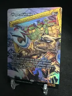 Plague of Vermin (Borderless) Teenage Mutant Ninja Turtles Eternal-Legal Foil - Image 2