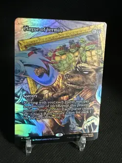 Plague of Vermin (Borderless) Teenage Mutant Ninja Turtles Eternal-Legal Foil - Image 3