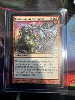MTG Mirrodin Regular Rare Confusion in the Ranks #87 - Image 1