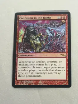 MTG FOIL Confusion in the Ranks Mirrodin Magic the Gathering - Image 1