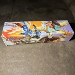 Vintage 1998 MAGIC THE GATHERING STORAGE BOX MTG 14" Serra Angel Weatherlight - Image 1