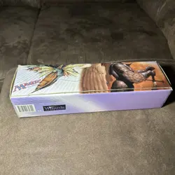 Vintage 1998 MAGIC THE GATHERING STORAGE BOX MTG 14" Serra Angel Weatherlight - Image 3