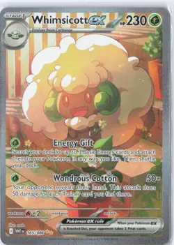 Pokemon TCG Whimsicott ex 165/086 SV: White Flare Illustration Rare Near Mint - Image 1