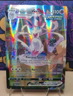 Jumbo Custom Made pokemon Card Sylveon VMAX. Not Original TCG for Display Only - Image 1