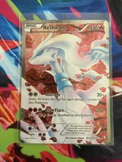 Pokemon Reshiram Full Art Ultra Rare Holo RC22/RC25 Legendary Treasures - Image 1