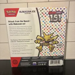 Pokemon Scarlet & Violet 151 Alakazam Ex Collection Box SEALED - Image 2