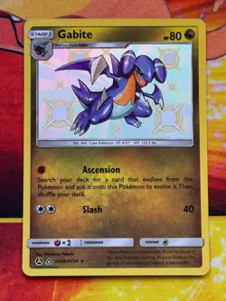 Gabite SV39/SV94 Shiny Holo Rare - Pokemon Sun & Moon Hidden Fates: Shiny Vault - Image 1