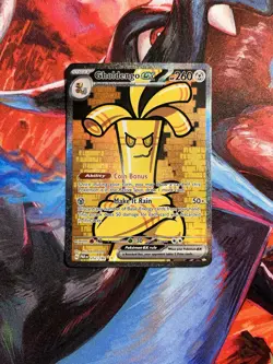 Gholdengo ex 252/182 & Gimmighoul 198/182 Paradox Rift SIR Illustration Rare - Image 2