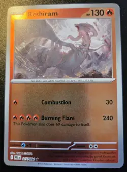 Reshiram 017/094 Reverse Holo Rare Phantasmal Flames Pokemon TCG - Image 1