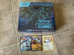 Pokemon TCG Mega Evolution Phantasmal Flames Elite Trainer ETB +3 Single hits - Image 1