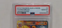 Pokemon - Charizard GX - Full Art Holo #9/68 - Hidden Fates - PSA 10 - Image 2