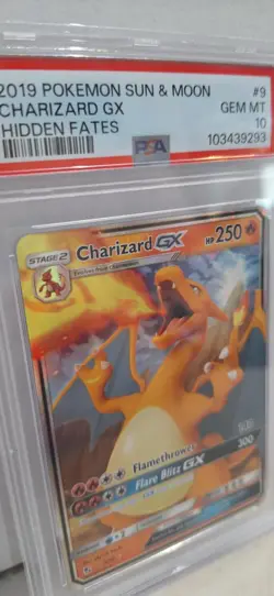 Pokemon - Charizard GX - Full Art Holo #9/68 - Hidden Fates - PSA 10 - Image 4