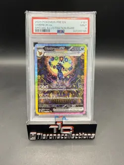 2025 POKEMON PRISMATIC EVOLUTIONS SPECIAL ILLUSTRATION RARE UMBREON EX PSA 9 - Image 1