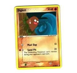 Pokemon Diglett 50/100 Crystal Guardians Common NM - Image 1